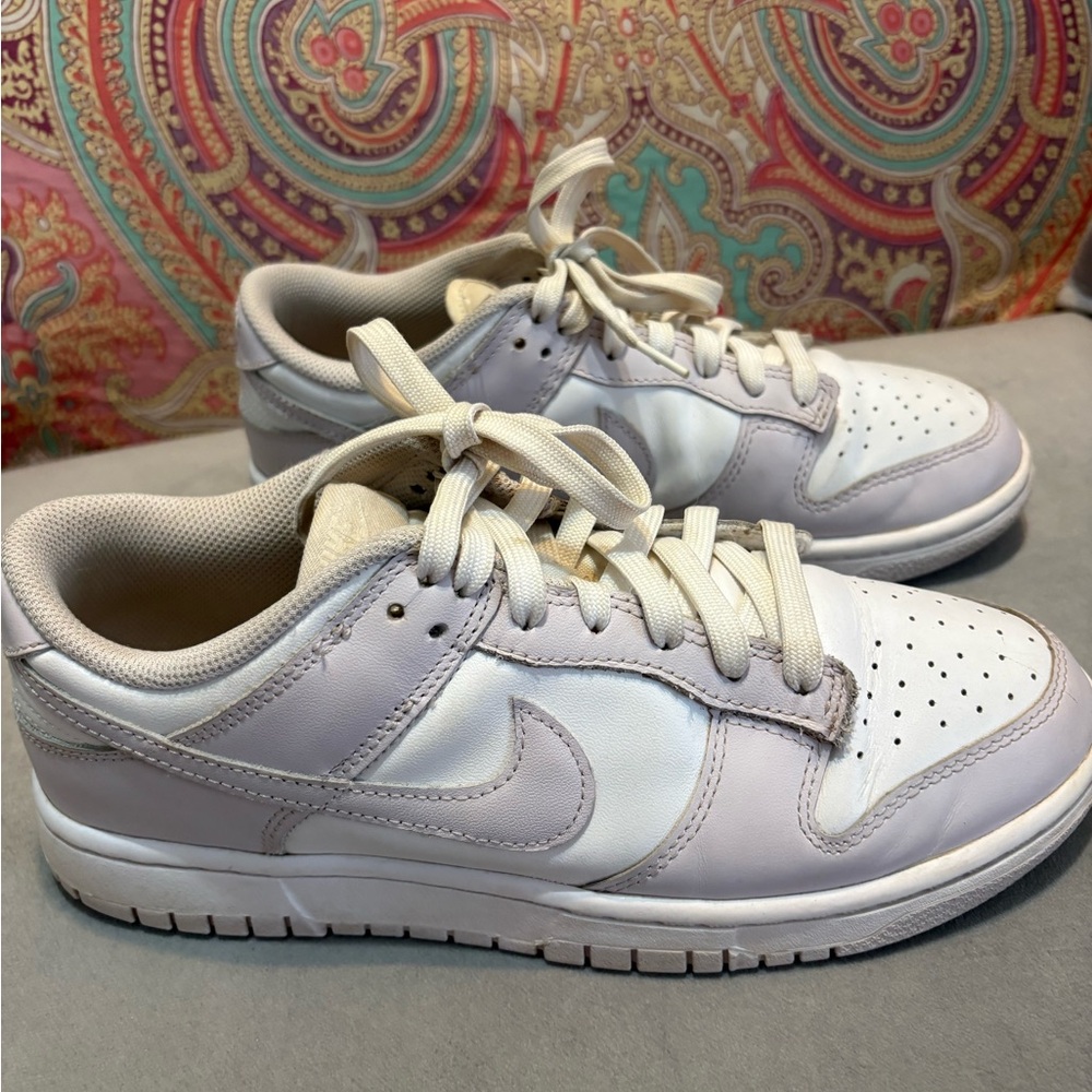 Women's Dunks White and Cream Sneakers